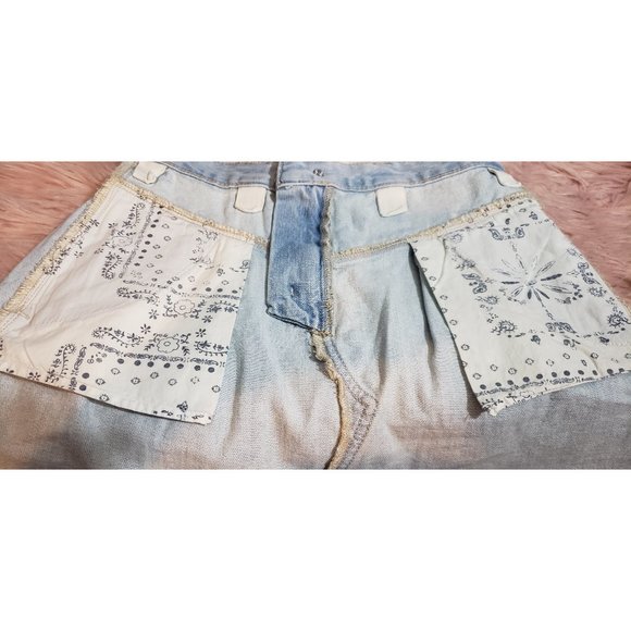 NWT FREE PEOPLE DENIM SKIRT - Picture 3 of 6